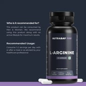 7 - Nutrabay Pro L-Arginine,  60 capsules 