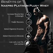 4 - Nakpro Platinum Plus+ Whey Protein Isolate,  2.2 lb  Double Rich Chocolate 