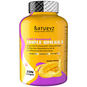 1 - Naturyz Triple Omega 3 Flavour Mango,  60 softgels 