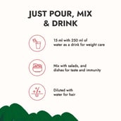 10 - Kapiva Apple Cider Vinegar (Aids Weight Loss),  0.5 L  Unflavoured 