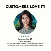 9 - Kapiva Thar Aloe Vera Juice (Rejuvenates Skin & Hair),  1 L  Unflavoured 