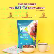 1 - MuscleBlaze High Protein Oats, 1.2 kg Fruit & Super Seeds