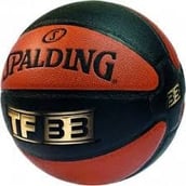 Spalding TF-33 Basketball,  Gold/Orange/Black  7 