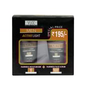 VLCC Men Active Light Combo Pack, Fairness 150 ml