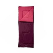 Quechua S20 Zip Sleeping Bag Sleeping Bags, Red single <190 cm. 75 x 180 cm