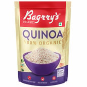 1 - Bagrrys 100% Organic Quinoa, 1 kg Unflavoured