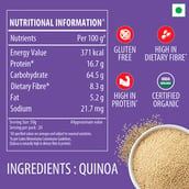 nutrition - Bagrrys 100% Organic Quinoa, 1 kg Unflavoured