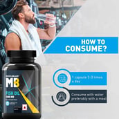 9 - MuscleBlaze Fish Oil (1000 mg) OP, 30 capsules