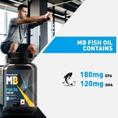 14 - MuscleBlaze Fish Oil (1000 mg) OP, 30 capsules
