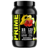 Big Flex Prime Muscle Mass Gainer,  2.2 lb  Banana & Strawberry 