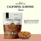 3 - NourishVitals California Almonds, Roasted 200 g