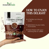 5 - NourishVitals California Almonds, Roasted & Salted 200 g