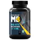 5 - MuscleBlaze MB-VITE Multivitamin for Immunity-100% RDA of Vit C, D, Zinc OP, 90 tablet(s) Unflavoured