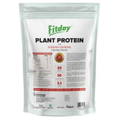 2 - Fitday Plant Protein Powder, 0.88 lb Chocolate