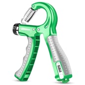 1 - Strauss Adjustable Hand Grip with Counter, Green