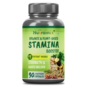 1 - Nutrainix Organic & Plant-Based Stamina Booster, 90 veggie capsule(s)