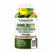 1 - NatureLife Nutrition Immunity Multivitamins with Probiotics,  120 tablet(s)  Unflavoured 