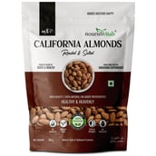 3 - NourishVitals Healthy Munching Combo, California Roasted Almonds + California Roasted & Salted Almonds 2 Piece(s)/Pack