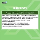 6 - XLR8 Flavoured Whey Protein 24 g Protein, 1 lb Cookies & Cream