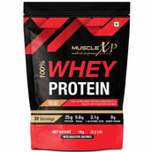 1 - MuscleXP 100% Whey Protein with Digestive Enzyme, 2.2 lb Sea Salt Caramel
