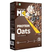 1 - MuscleBlaze High Protein Oats OP, 400 g Dark Chocolate