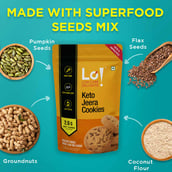 2 - Lo! Foods Keto Cookie, Jeera (Pack of 2) 200 g