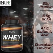 7 - INLIFE Whey Protein Powder, 4.4 lb Chocolate
