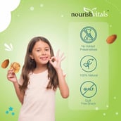 5 - NourishVitals Cookies, 0.120 kg Almond (Sugar Free)