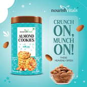 2 - NourishVitals Cookies, 0.120 kg Almond