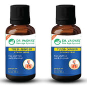1 - Dr. Vaidya's Tulsi-Ginger Cough Syrup (Pack of 2), 100 ml