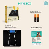 5 - Boldfit Digital Bathroom Weighing Scale,  Black 