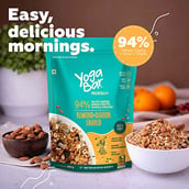 7 - Yogabars Wholegrain Breakfast Muesli,  0.400 kg  Almond and Quinoa Crunch 