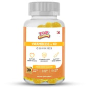 Top Gummy Vitamin D3 + K2, 30 gummies Mixed Fruit