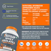 3 - Fast & Up 100% Whey Isolate, 4.10 lb Creamy Coffee