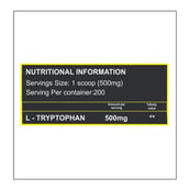Healthvit Fitness L-Tryptophan Powder, 0.100 kg