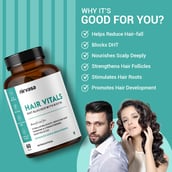 4 - Nirvasa Hair Vitals DHT Blocker with Biotin, 60 tablet(s) Unflavoured (Pack of 6)