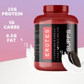 2 - SUPPS EROTES Whey Protein Isolate,  3.96 lb  Cookies & Cream 