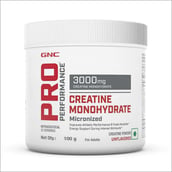 3 - GNC Pro Performance 100% Whey 2 lb & Creatine Monohydrate 0.22 lb Combo, 2 Piece(s)/Pack Mango Smoothie & Unflavoured
