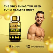 5 - Zeelab Athlete Daily MultiVitamin,  120 capsules  Unflavoured 