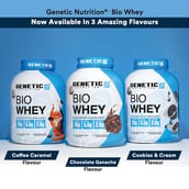 1 - Genetic Nutrition Bio Whey, 2.2 lb Cookies and Cream