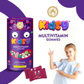 3 - Mom & World Kidsy Multivitamin, 30 gummies Strawberry (Pack of 3)