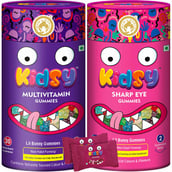 1 - Mom & World Kidsy Multivitamin & Sharp Eye Combo, 2 Piece(s)/Pack Strawberry & Mixed
