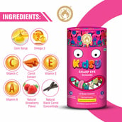 4 - Mom & World Kidsy Vegetables & Fruits, Sharp Eye Combo, 2 Piece(s)/Pack Mixed Fruit, Strawberry Mixed