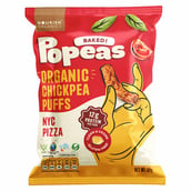 2 - Nourish Organics Popeas Organic Chickpea Puffs, Nyc Pizza (Pack of 4) 60 g