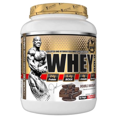 Dexter Jackson Isolate and Hydrolyzed Whey Protein blend Whey Gold, 5 lb Double Chocolate