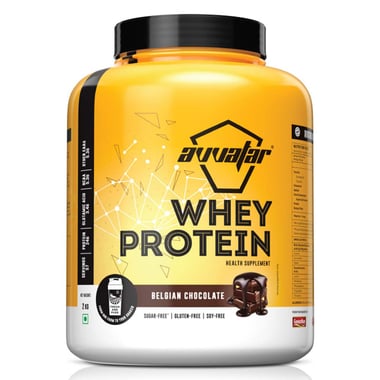 Avvatar Whey Protein, 4.4 lb Belgian Chocolate