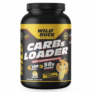 Wild Buck Carbs Loader, 3.3 lb Tangy Orange