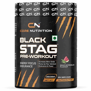 Core Nutrition Black Stag  Pre-Workout,  0.55 lb  Sour Watermelon 