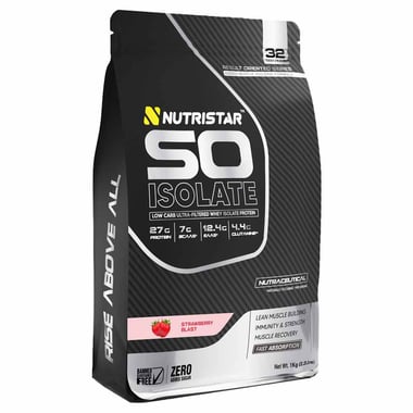 Nutristar So Isolate, 2.2 lb Strawberry Blast
