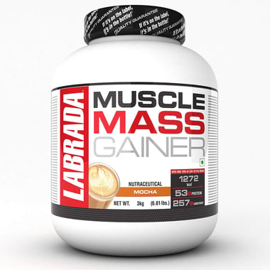 Labrada Muscle Mass Gainer, 6.61 lb Mocha